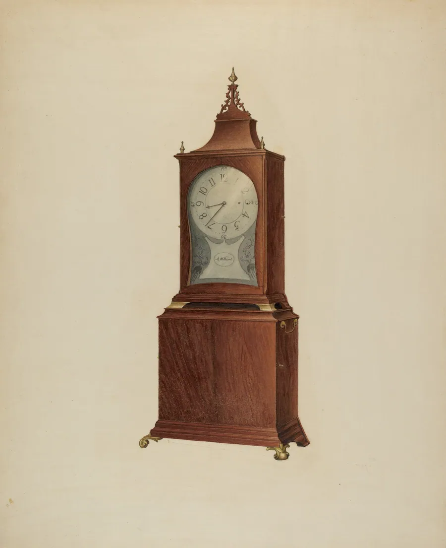 Shelf Clock by James Fisher