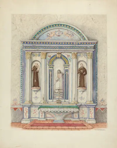 Side Altar, San Luis Rey Mission