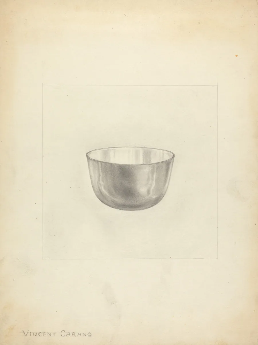 Silver Wine Tumbler by Vincent Carano