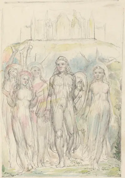 Christian with the Shield of Faith, Taking Leave of His Companions