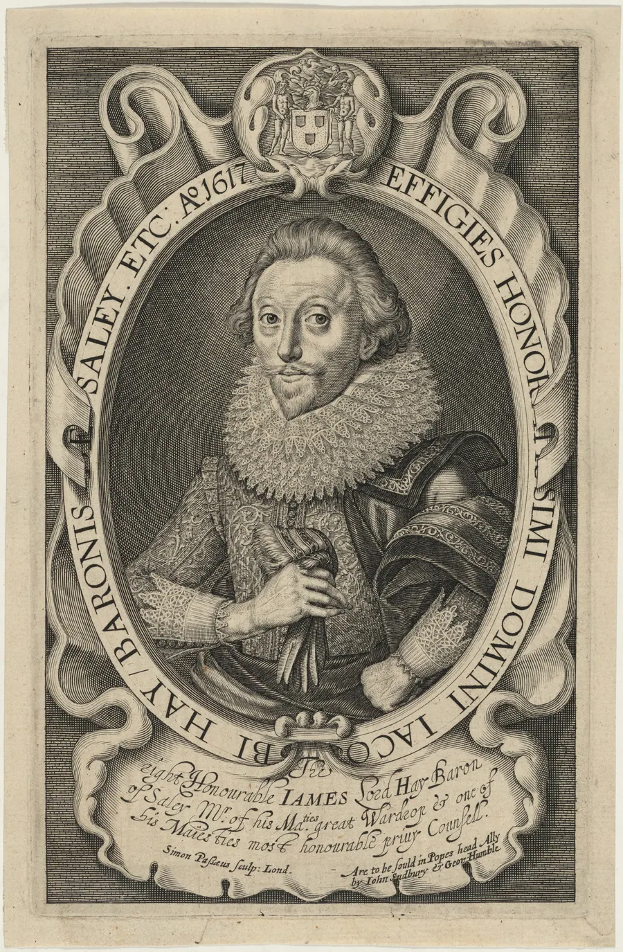 James Hay, First Earl of Carlisle by Simon van de Passe