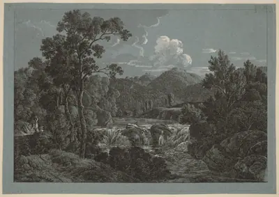 The Waterfall near Schladming in the Steiermark
