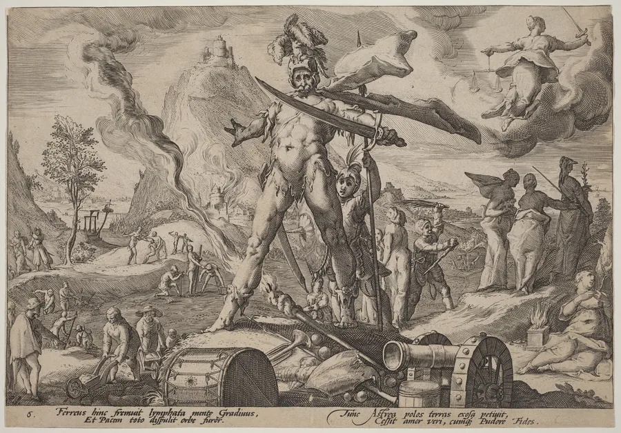The Age of Iron by Hendrick Goltzius