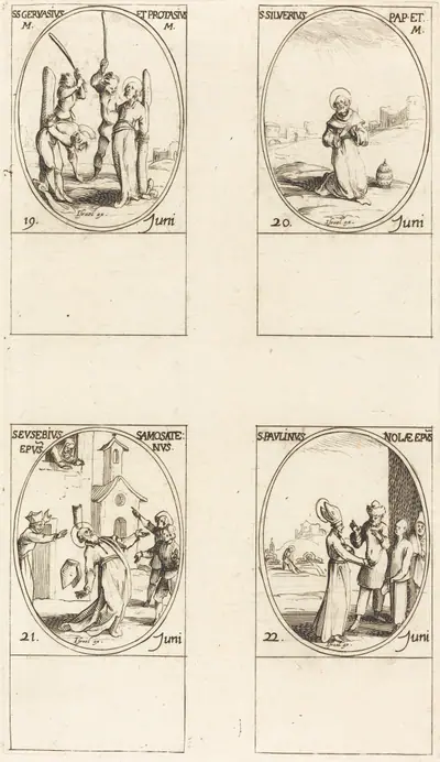 Sts. Gervase & Protase; St. Silverius; St. Eusebius of Samosata; St. Paulinus of Nola