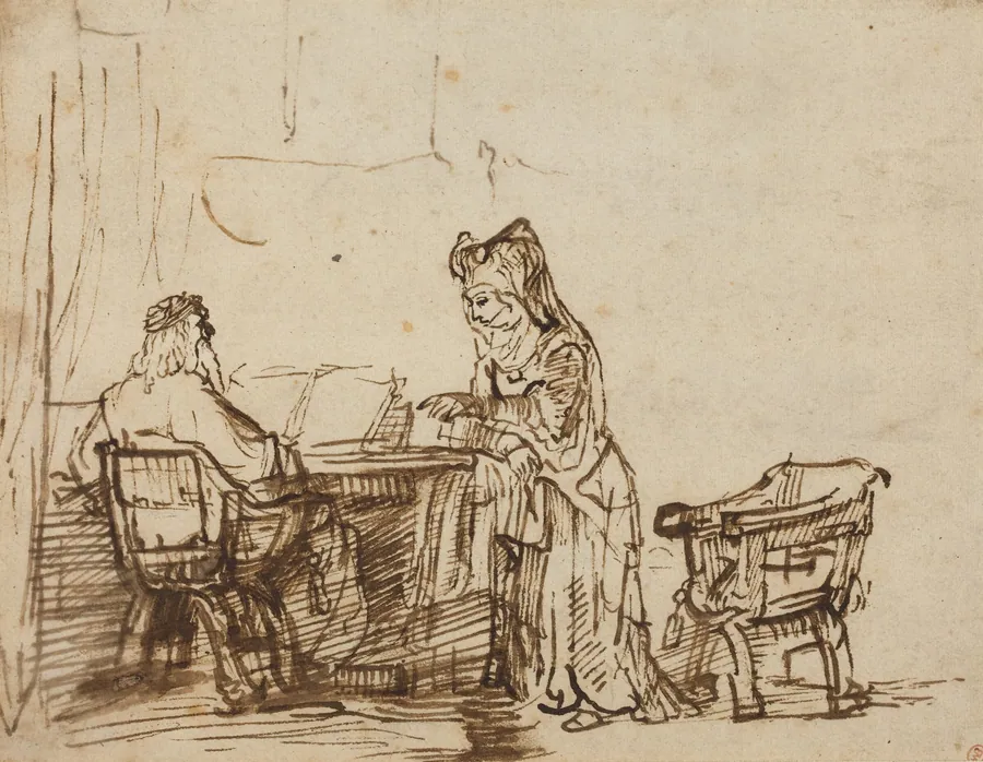 Hannah Rejecting the Reproaches of the Prophet Eli by Anonymous Artist