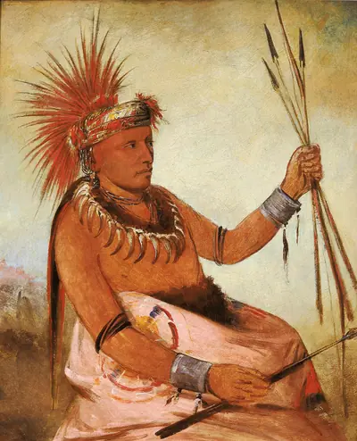 Wos-cóm-mun, Busy Man, a Brave