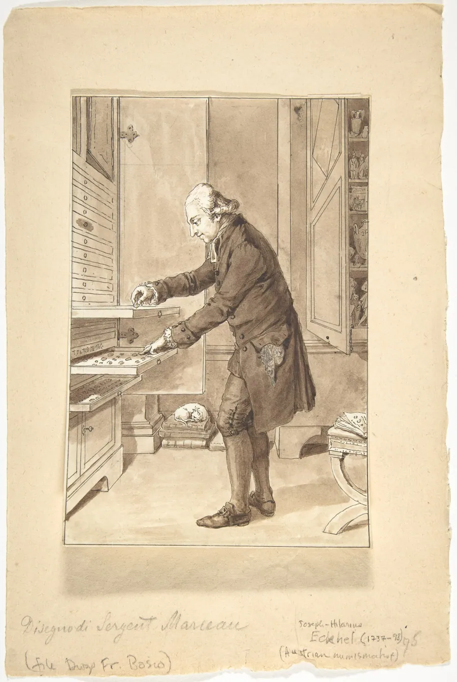 Portrait of Joseph-Hilarius Eckehel by Antoine Louis François Sergent Marceau