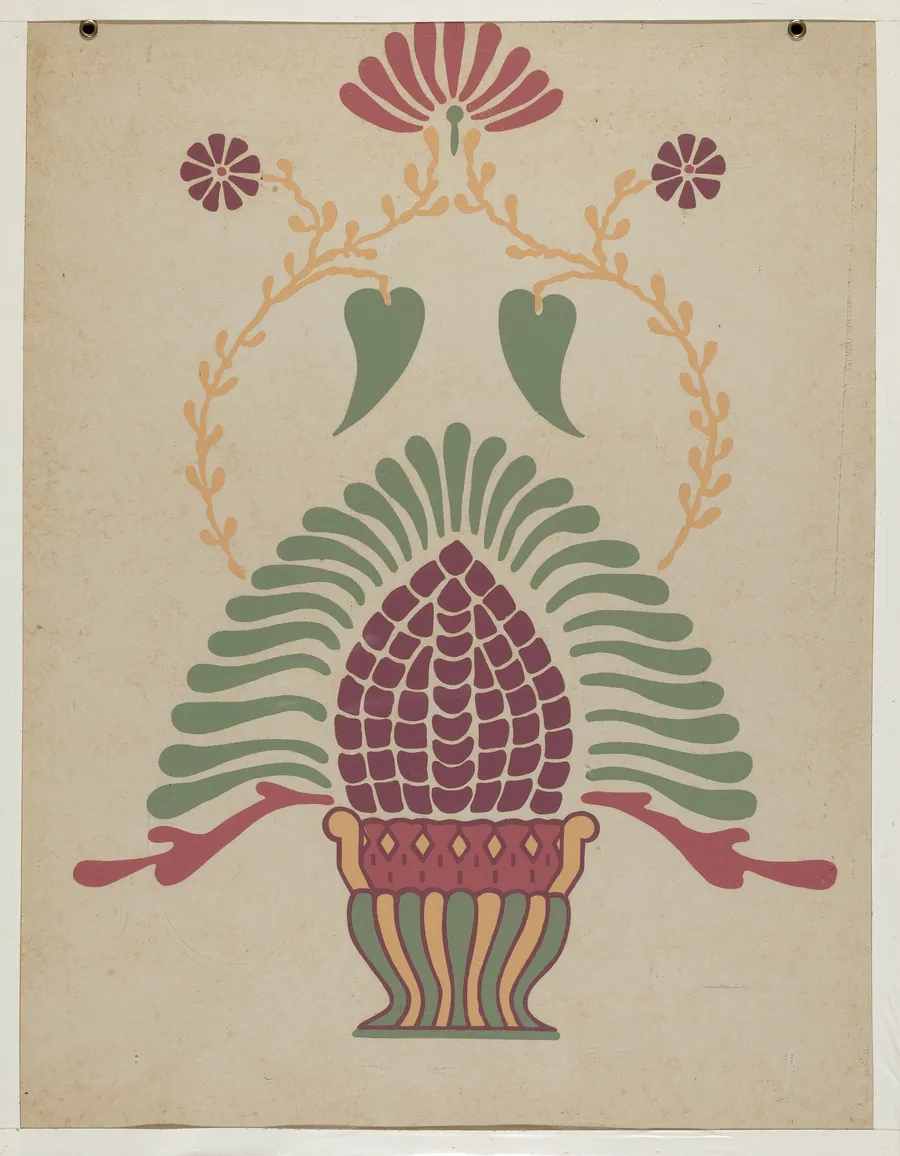 San Gabriel Mission Priest's Vestment from the portfolio "Decorative Art of Spanish California" by American 20th Century