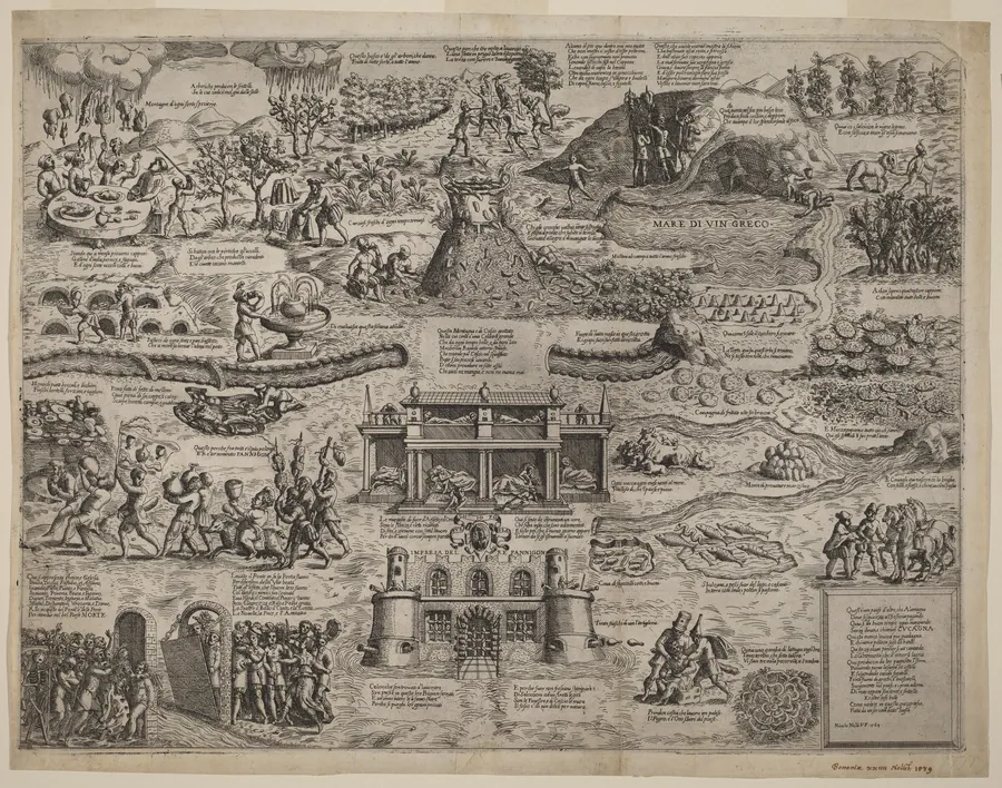 The Land of Cockaigne by Niccolò Nelli