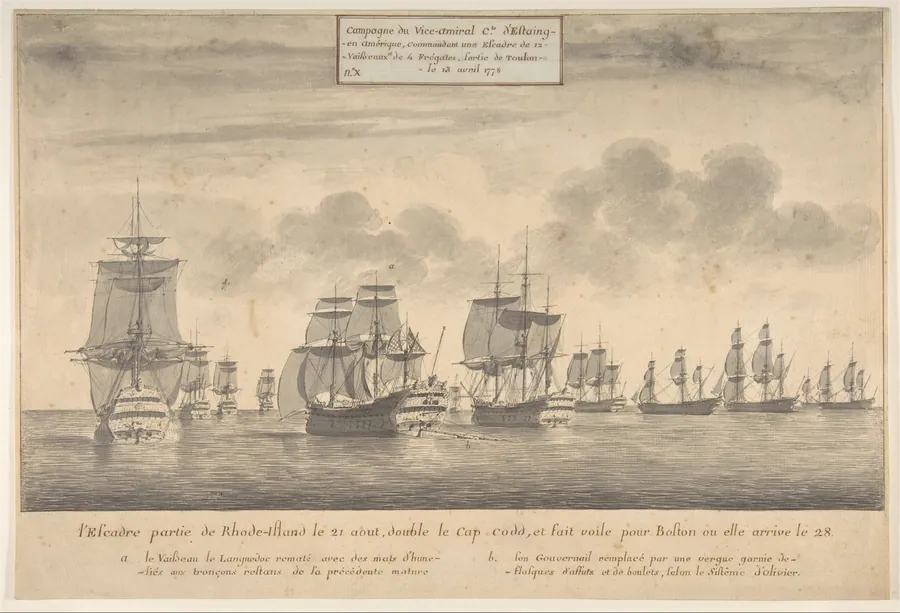 Campagne du Vice-amiral Cte d'Estaing by Pierre Ozanne