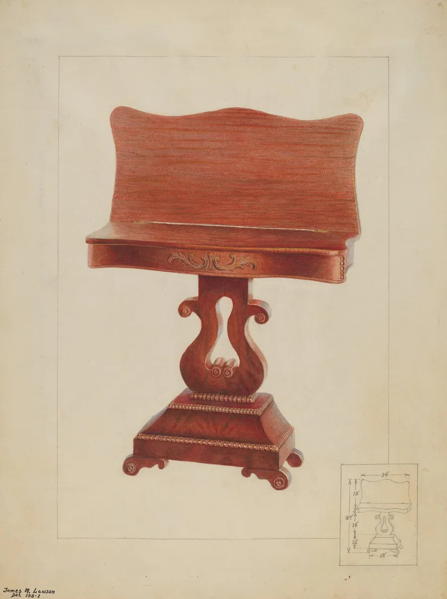 Wall Table by James M. Lawson