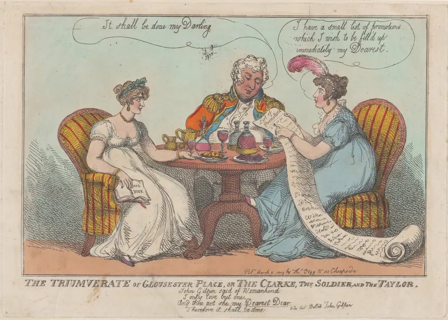 The Triumverate of Gloucester Place, or The Clarke, The Soldier, and The Taylor by Mary Anne Clarke