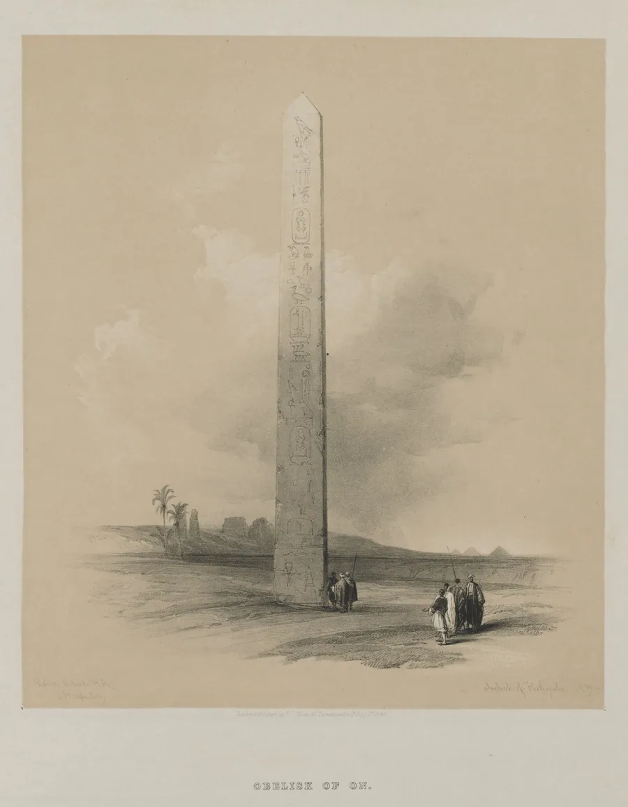 Egypt and Nubia, Volume II: Obelisk of Heliopolis by Louis Haghe
