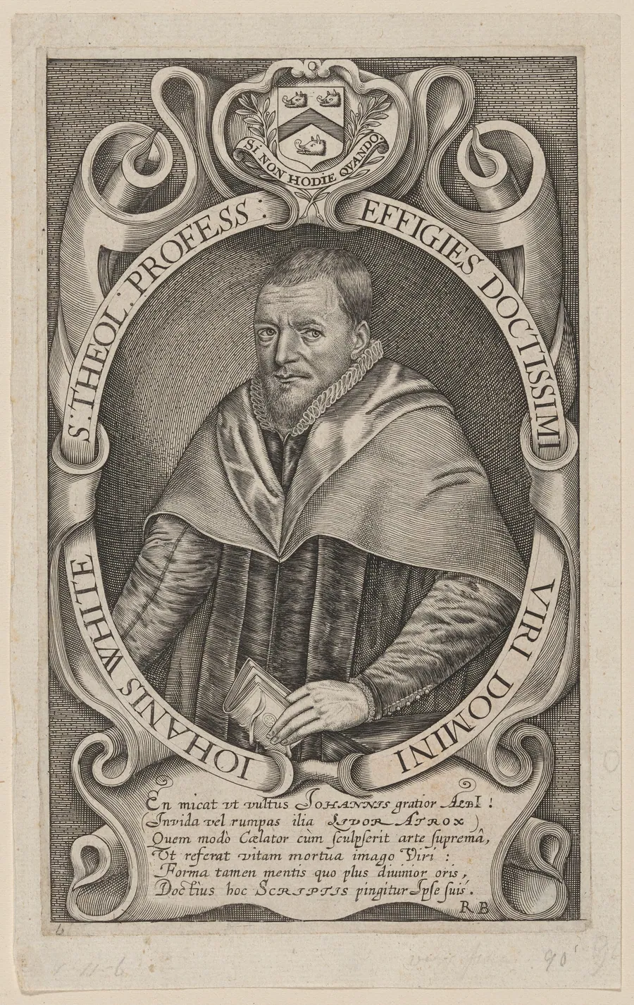 John White, D.D., Minister of Eccles by Unknown 19th Century