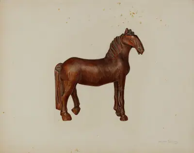 Carved Toy Horse