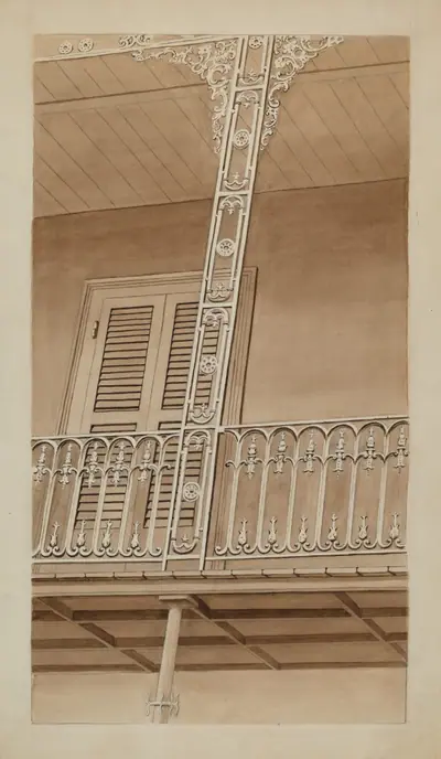 Cast Iron Balcony