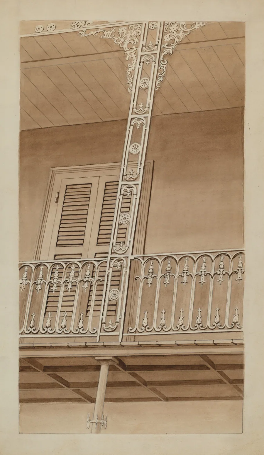 Cast Iron Balcony by Lucien Verbeke