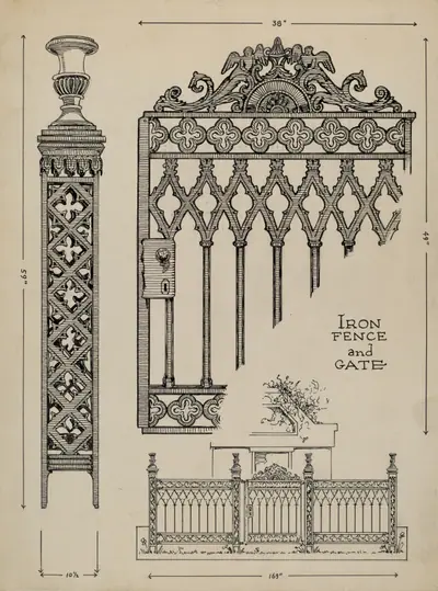 Iron Gate and Fence