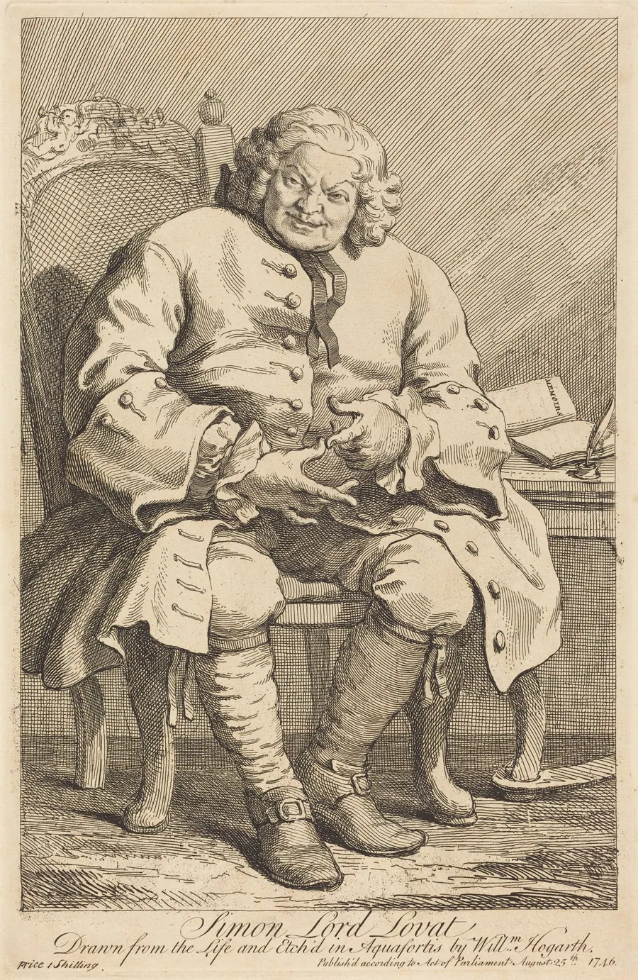 Simon Lord Lovat by William Hogarth