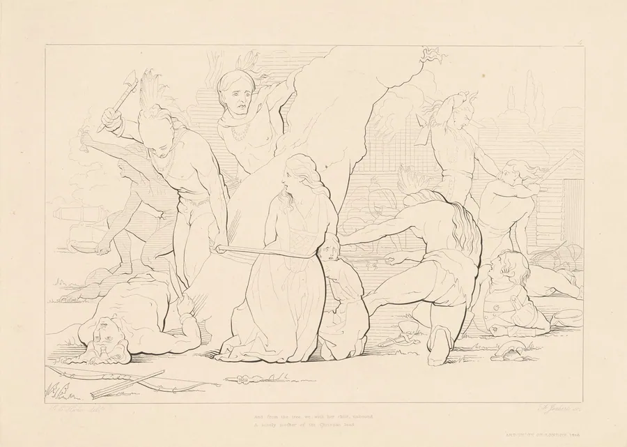 And from the Tree, We With Her Child Unbound by Ferdinand Joubert
