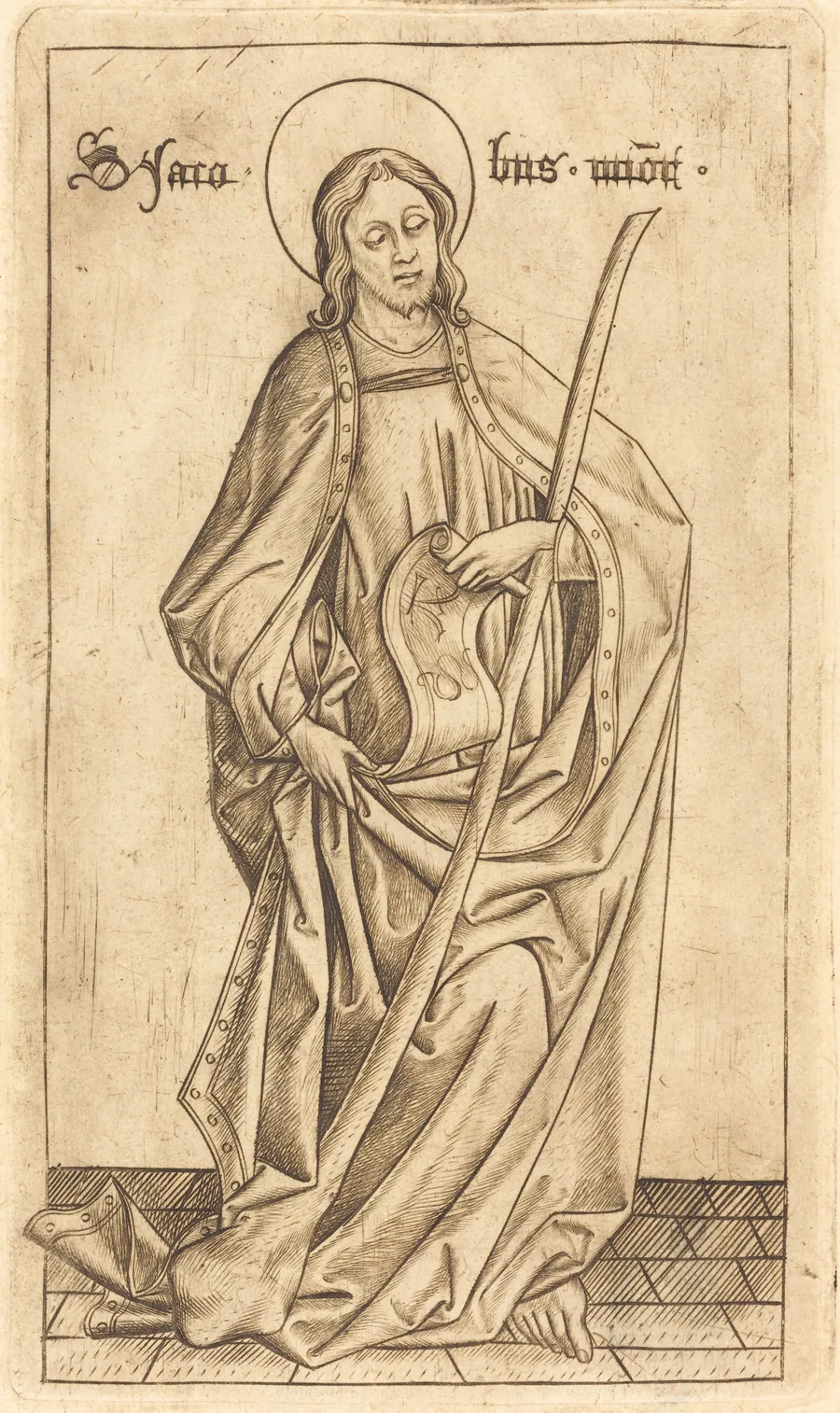 Saint James the Less by Israhel van Meckenem