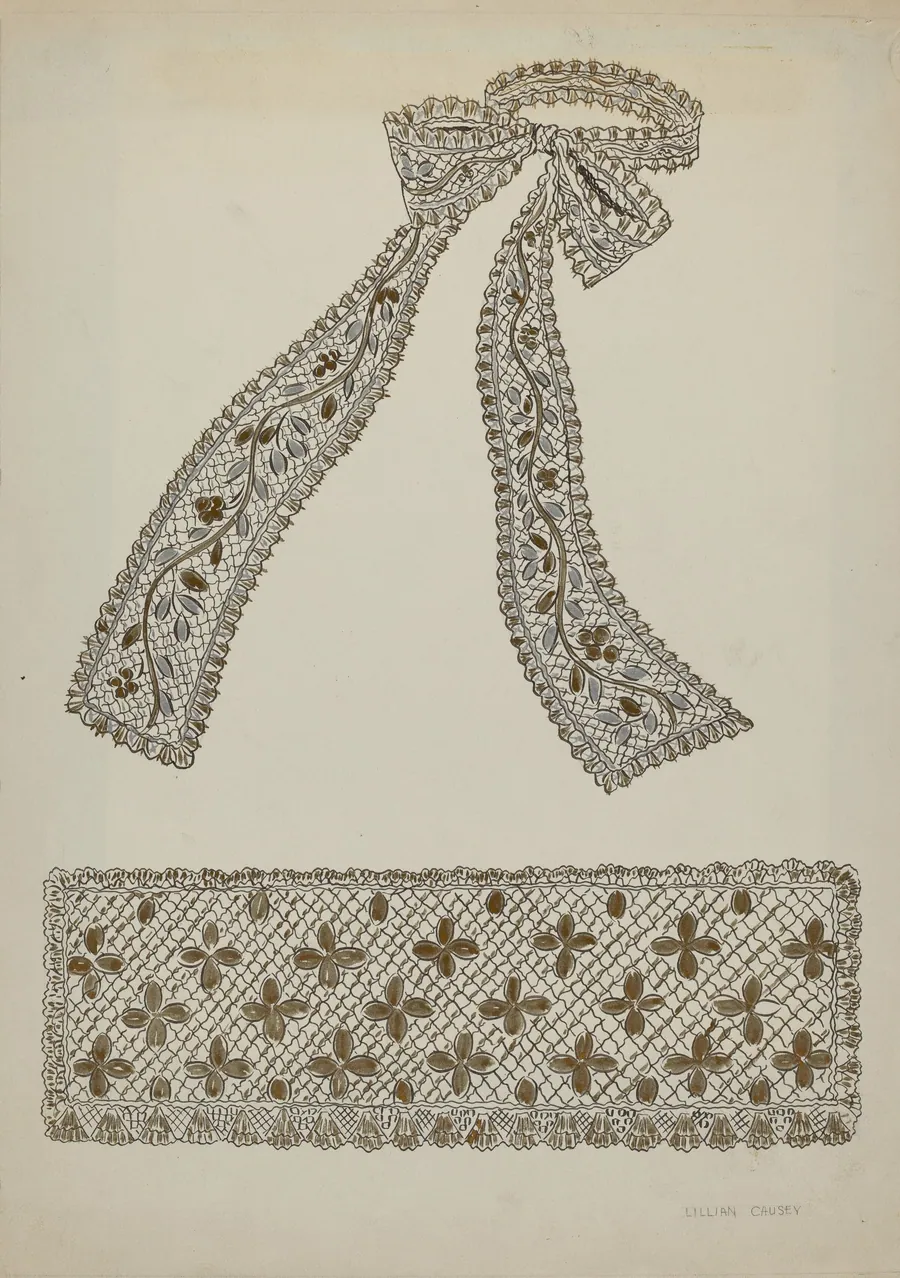 Tie and Cuff by Lillian Causey