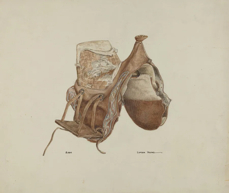 Woman's Side Saddle by Lyman Young