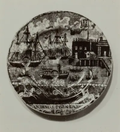 Cup Plate - "Castle Garden"