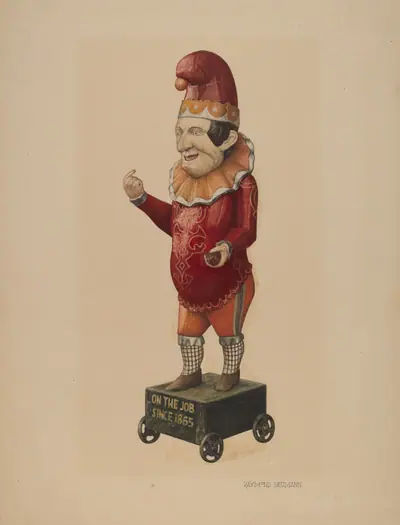 Cigar Store Figure: "Punch"