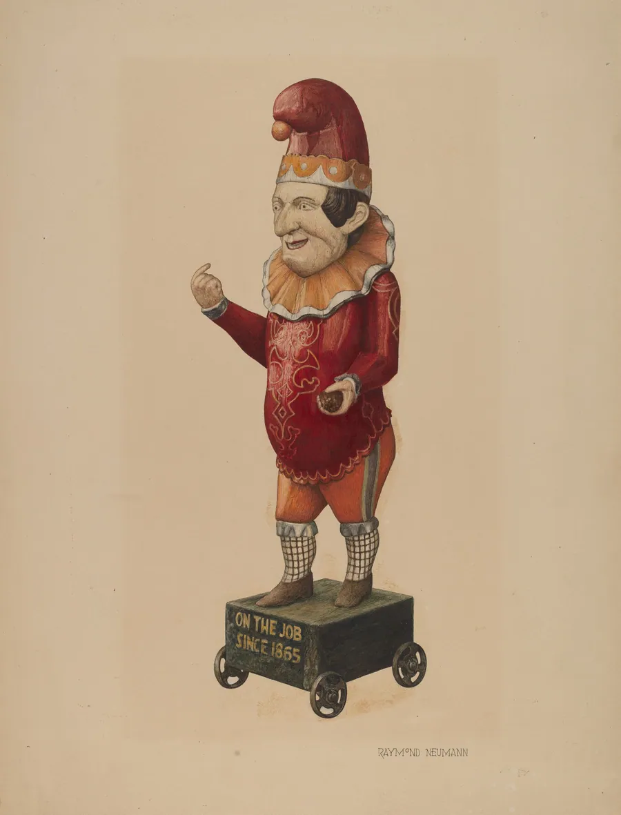 Cigar Store Figure: "Punch" by Raymond Neumann