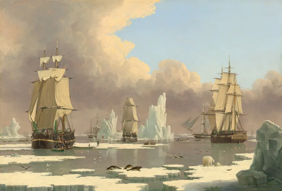The Northern Whale Fishery: The "Swan" and "Isabella" by John Ward of Hull