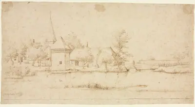 Landscape with a Moated Village