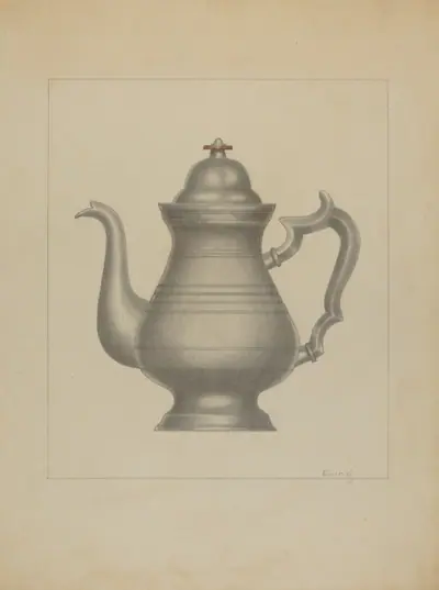 Pewter Coffee Pot