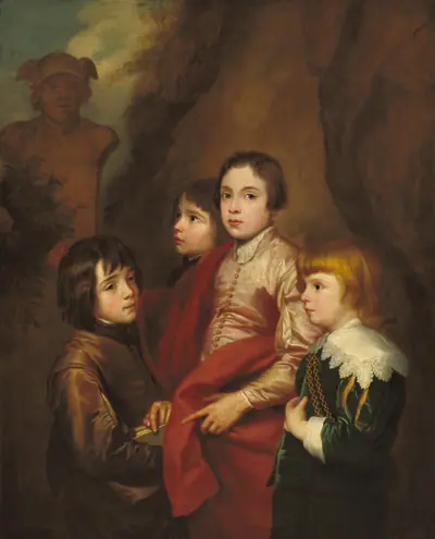 Group of Four Boys