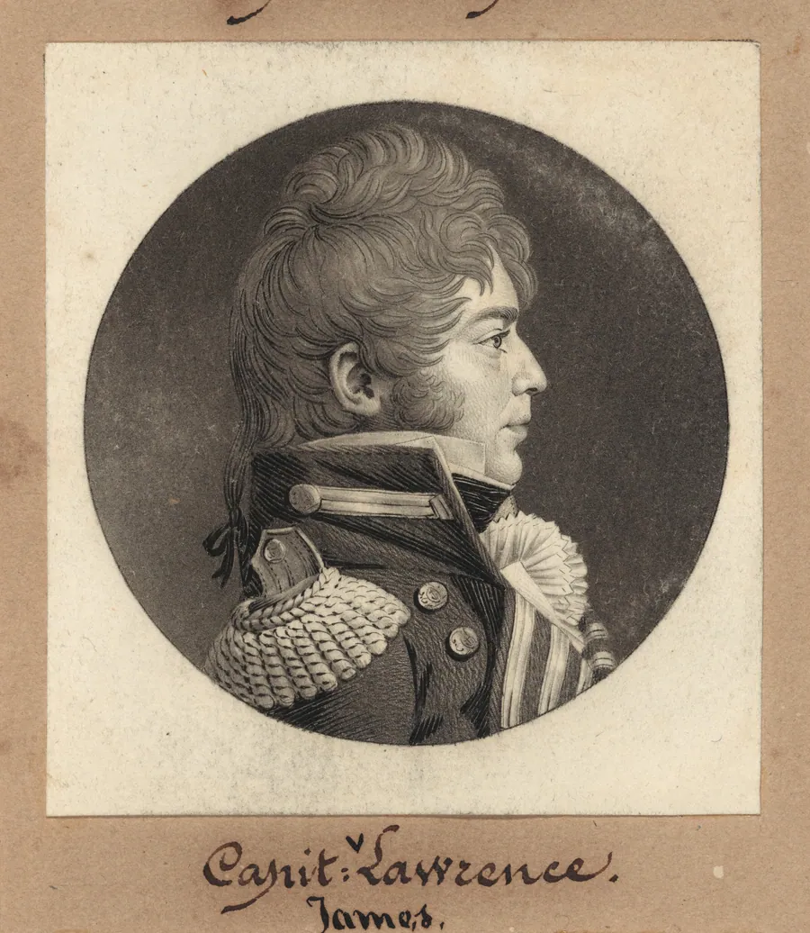 James Lawrence by Charles B. J. Févret de Saint-Mémin