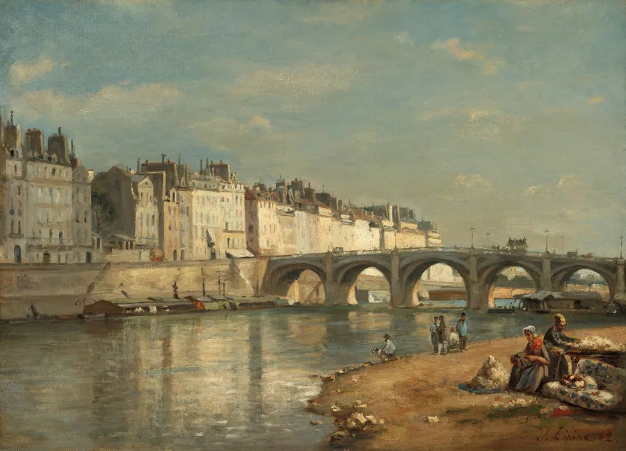 Pont de la Tournelle, Paris by Stanislas Lépine