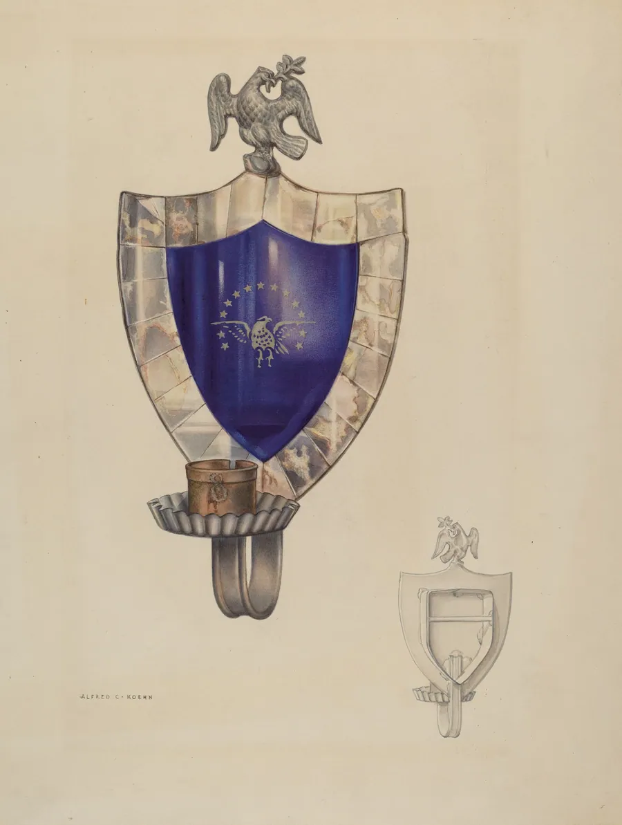 Sconce by Alfred Koehn