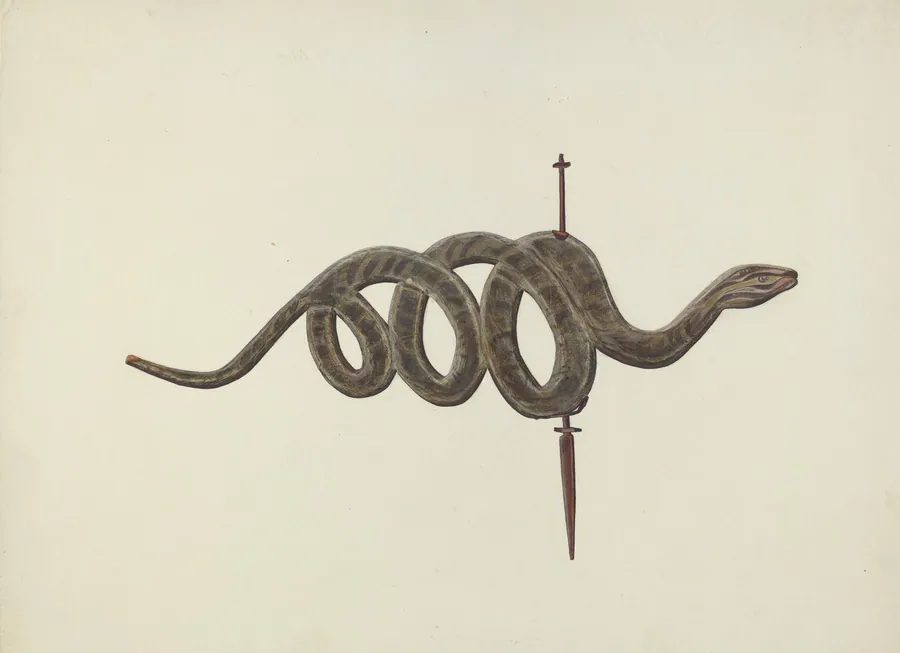 Serpent Weather Vane by Lloyd Broome
