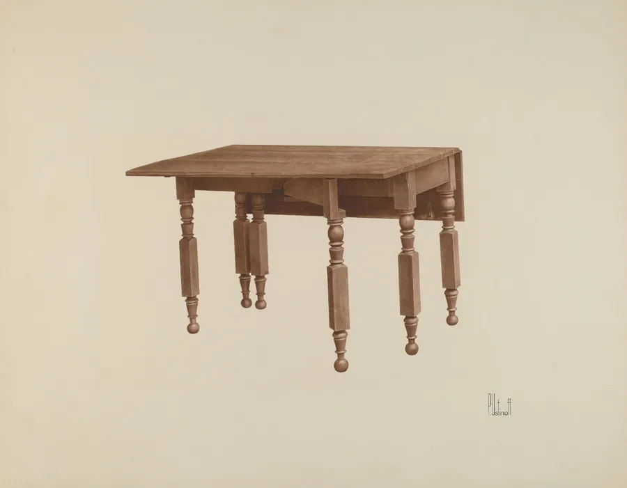 Gateleg Table by Peter C. Ustinoff