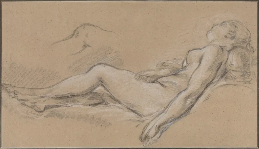 Reclining Nymph by François Boucher