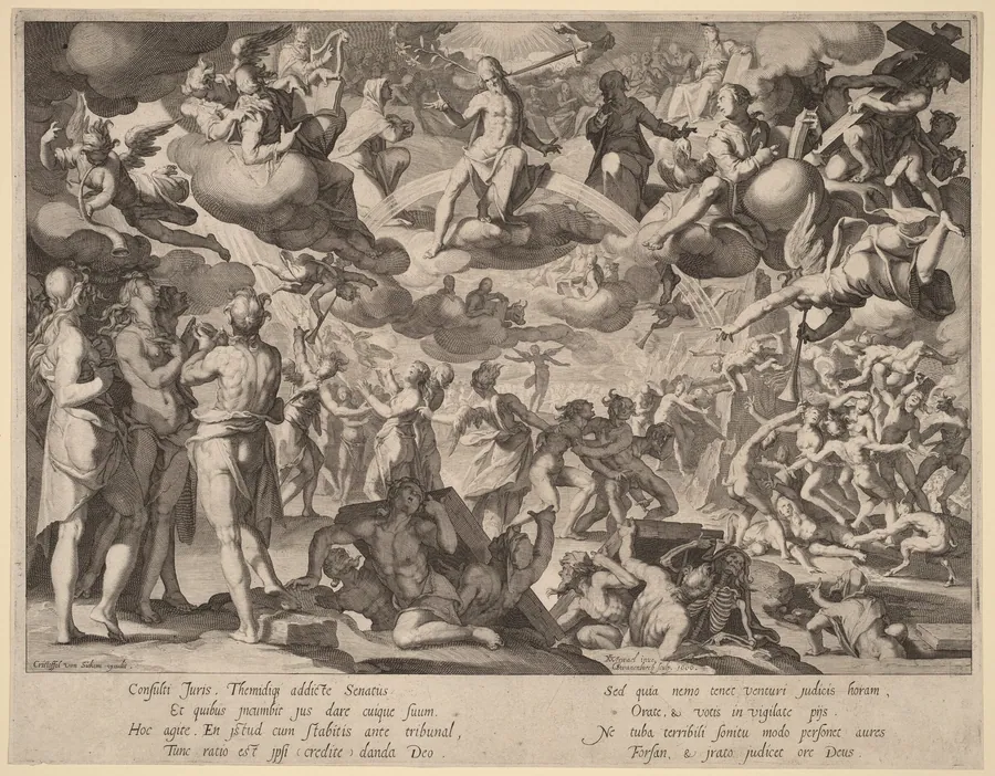 The Last Judgment by Willem van Swanenburgh