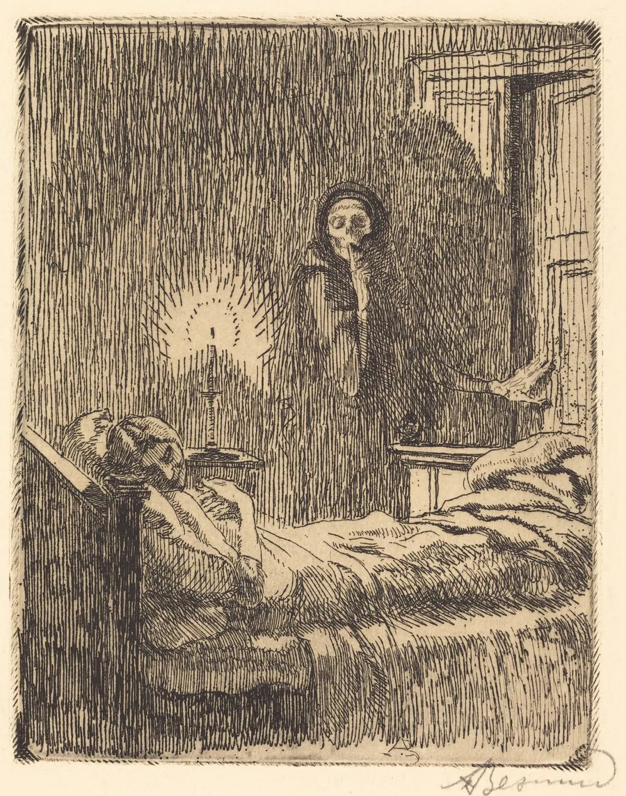 Discreet (Discrète) by Albert Besnard