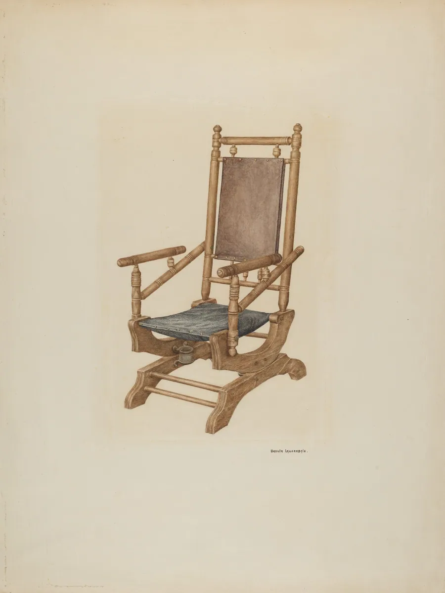 Platform Rocker by Ursula Lauderdale