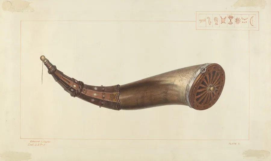 Powder Horn by Edward L. Loper