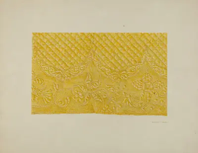 Quilting on Silk (Detail)