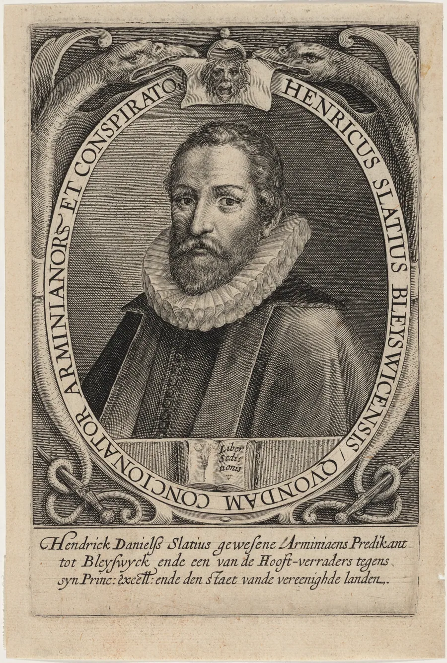 Henrich Daniel Slatius, Arminian Preacher by Unknown 19th Century