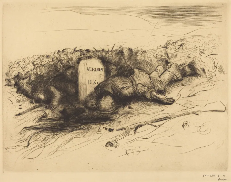 The End - Verdun by Jean-Louis Forain