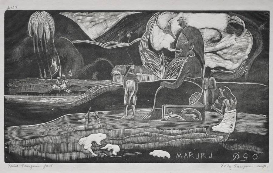 Tahitian Series:  Worship by Paul Gauguin