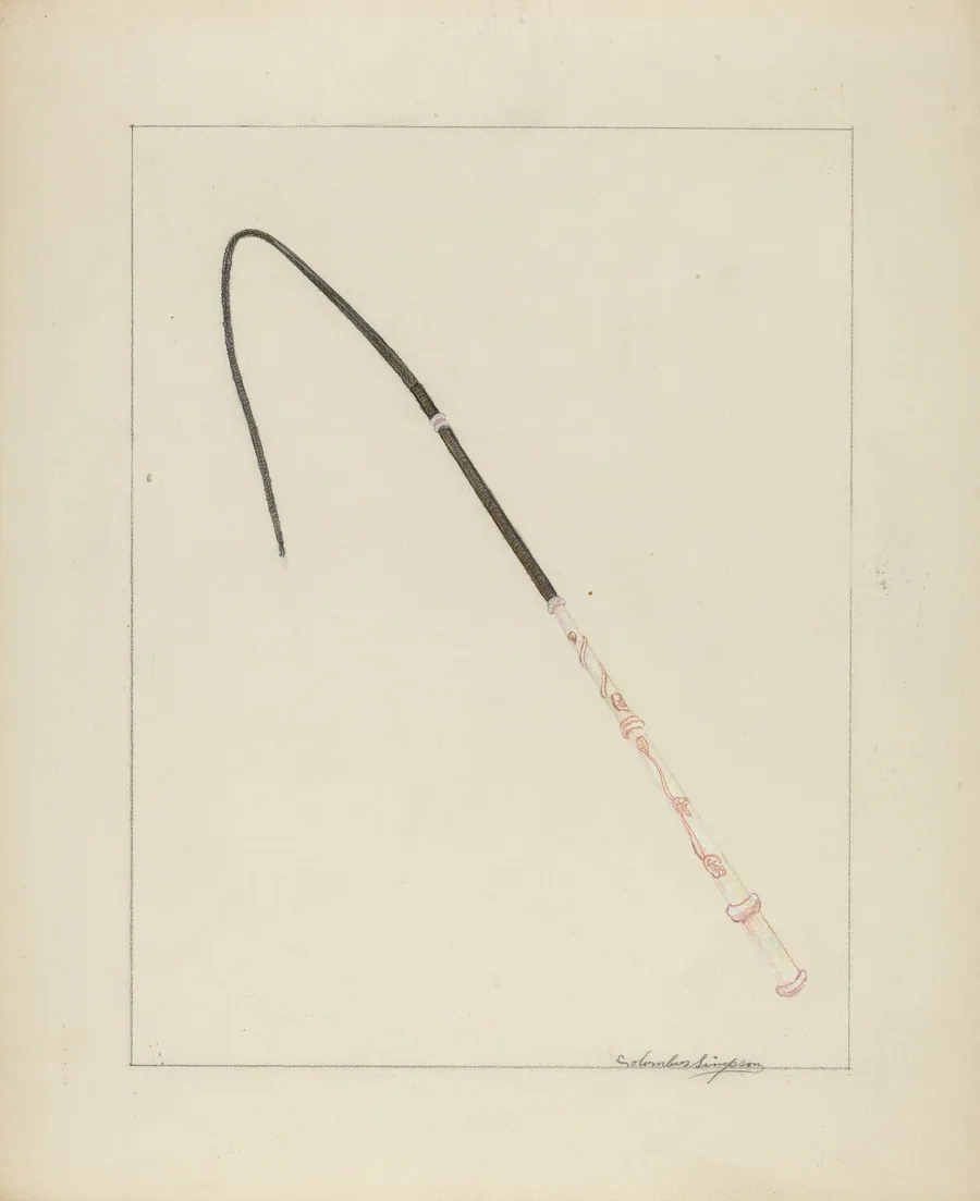 Carriage Whip by Columbus Simpson