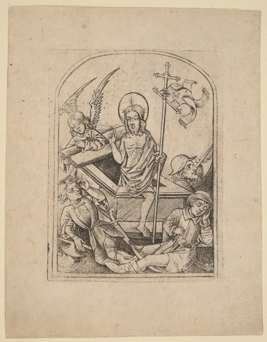 The Resurrection by Master of the Boccaccio Illustrations